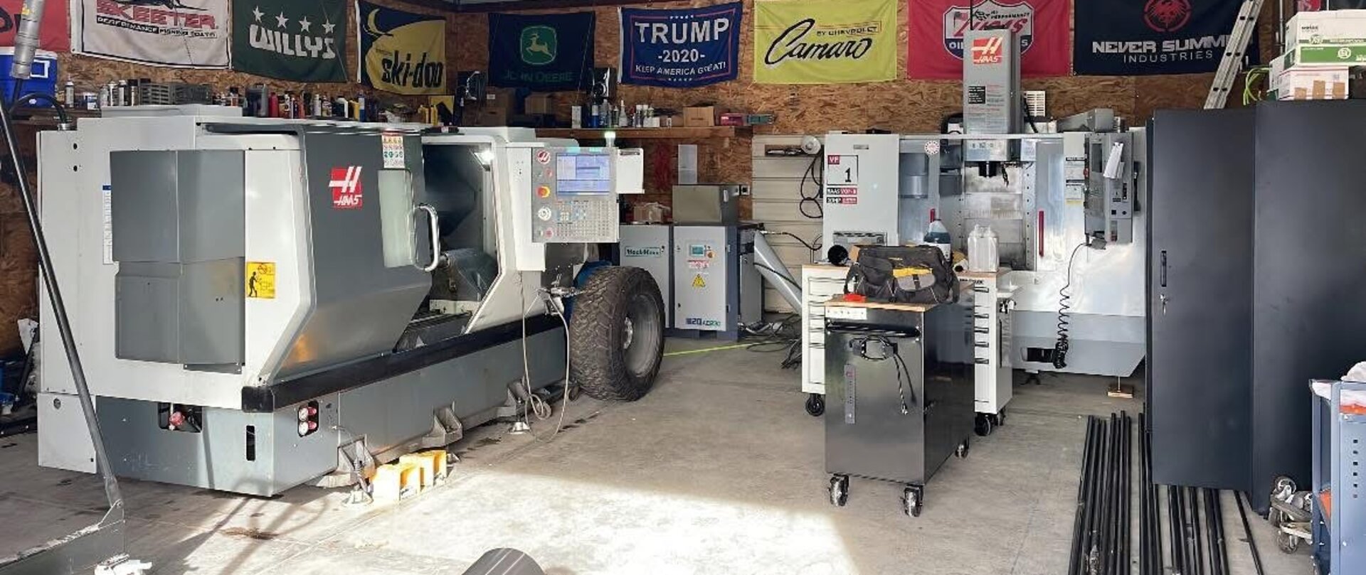 KNC CNC machine shop floor